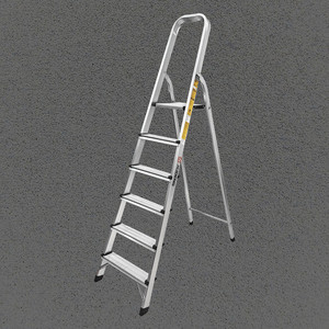 Sgabello Pieghevole Antiscivolo a Pioli Larghi, Scala per Scale, <span class=keywords><strong>Casa</strong></span>, <span class=keywords><strong>Lavoro</strong></span> all'Aperto, Scala Leggera e Portatile con Capacità di 150 kg - Product Image 1