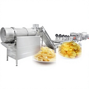 Ligne de production professionnelle de frites industrielles, machine à frire les frites, ligne de production semi-automatique de frites de pommes de terre fraîches - Product Image 1