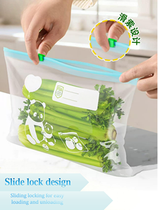 Bolsa de Plástico Transparente con Cierre Hermético, Doble Sellado, Personalizable, para Alimentos y Accesorios de Cocina, a Prueba de Fugas - Product Image 4