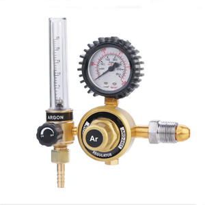 Régulateur de pression en cuivre chromé pour soudage à l'arc à l'argon, manomètre de pression de CO2 pour dioxyde de carbone et gaz argon, nouvelle catégorie de produits - Product Image 3