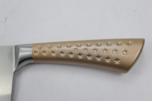 TUOMEI Chất Lượng Cao 8 Cái Dao Nhà Bếp Thiết Lập Mô Hình Sao Hollow Xử Lý Knife Set Với Acrylic Knife <span class=keywords><strong>Block</strong></span> Trong Hộp Đầy Màu Sắc - Product Image 6