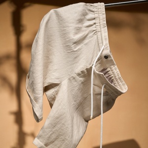 Pantaloncini <span class=keywords><strong>Cargo</strong></span> Estivi Traspiranti in <span class=keywords><strong>Lino</strong></span>, Multi-Tasca, Casual, da Palestra, per Uomo, 5 Pollici, Personalizzabili con Logo - Product Image 4