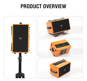 <span class=keywords><strong>Amplificador</strong></span> <span class=keywords><strong>de</strong></span> Guitarra Eléctrica Musiccube IMA90Pro para Actuaciones en Vivo al Aire Libre <span class=keywords><strong>con</strong></span> <span class=keywords><strong>Bluetooth</strong></span> y Altavoz para Callejeros - Product Image 4