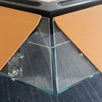 Table de poker pliable légère et portable pour 8 personnes, ovale, multi-jeux, en bois et métal, pour le Blackjack et autres jeux