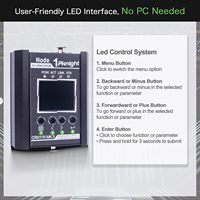 Pknight CR011R MK II 1-Port Bidirectionnel ArtNet SACN vers DMX512 Nœud d'affichage LED USB-C Compact pour Éclairage Scénique Garantie 1 An