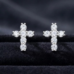 Top Demand Moissanite Diamond <b>Earrings</b> <b>for</b> Women and <b>Men</b> Luxury Sparkling Fashion Jewelry <b>for</b> Daily Wear Party Outfits Weddings - Product Image 3