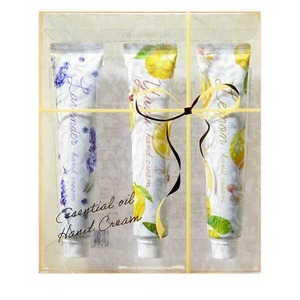 Set de cremas de manos con aceites esenciales japoneses de lavanda, yuzu y limón, hidratante, regalo, aceite botánico, extracto fermentado, textura rica, cuidado diario - Product Image 1