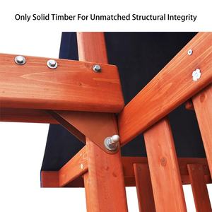 Equipo de entretenimiento al aire libre para niños, juego de columpio de madera, marco de escalada con torre de red, juego de columpio <span class=keywords><strong>Playcenter</strong></span> - Product Image 6