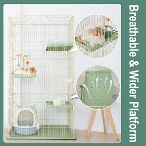 Merci all'ingrosso In magazzino Hoopet gabbia per mobili per gatti Extra Large con porta - Product Image 5