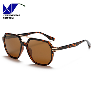 Gafas de Sol Polarizadas de Lujo TR90 Modelo 3123 para Hombre y Mujer, Diseño Clásico de Doble Puente, Logotipo Personalizado, Lentes TAC Rojas y Azules - Product Image 4