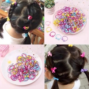 Accesorios para el Cabello de Niñas, Coleteros Elásticos con Forma de Dibujos Animados Coloridos para Decoración, Coleteros para Cola de Caballo - Product Image 2