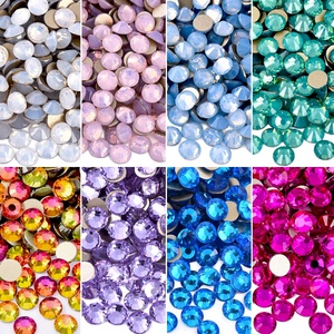Strass en cristal à dos plat doré SS3-SS30, 1440 pièces, non thermocollants, pour la décoration des ongles et des nœuds - Product Image 1