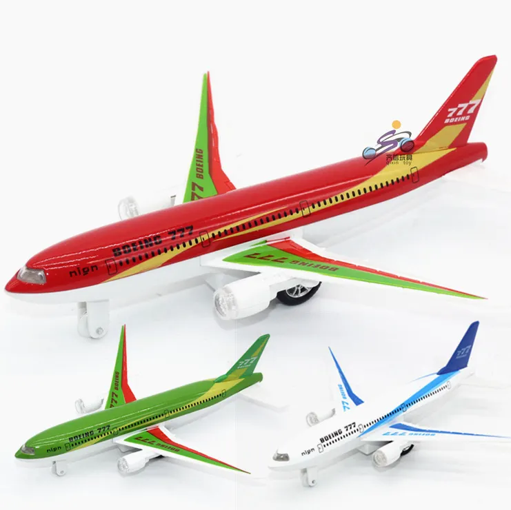 Die Cast Boeing 777 Aircraft Model Scale Model Airplanes Diecast Metal Pull Back Airline Model Toy