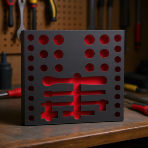 519 M 612CMPAV <b>Tool</b> <b>Storage</b> Foam Insert Red Precision Cut For Organizing <b>Tools</b> - Product Image 3