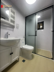 Maison en conteneur préfabriquée moderne américaine à bas prix 20ft/40ft <span class=keywords><strong>10m2</strong></span> 2 chambres à coucher <span class=keywords><strong>bureau</strong></span> modulaire en acier léger maison en paquet plat - Product Image 6