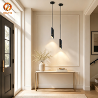 Lustre suspendu populaire GU10 en aluminium pour intérieur, support de lampe LED décoratif avec installation facile