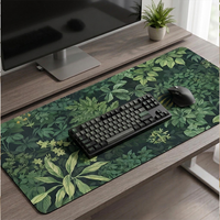 Tapis de souris de jeu en caoutchouc personnalisé en forme de dessin animé, tapis de bureau pour PC
