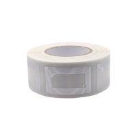 Antenne 76*45mm, taille standard carte 80*50mm, puce Sli-X NFC, étiquette RFID transparente, enlayeuse humide