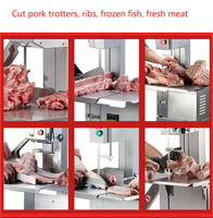 Mata Gergaji Tulang 1650 Starrett untuk Pemotongan Daging 1200mm 1840mm 2400mm untuk Mesin Gergaji Tulang 210 250 300, Pemotong Tulang Sapi Ikan Tulang Keras