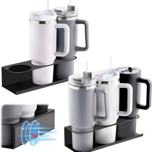 Single Tier Metal Side-Mounted Three-Hole Magnetic Cup <b>Rack</b> <b>for</b> <b>Kitchen</b> Refrigerator No-Drill Wall-Mounted <b>Storage</b> - Product Image 1