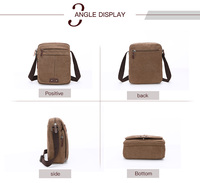 ZUOLUNDUO Style Vintage petit sac à bandoulière Offre Spéciale couleur unie toile antivol fermeture éclair Polyester Design à la mode