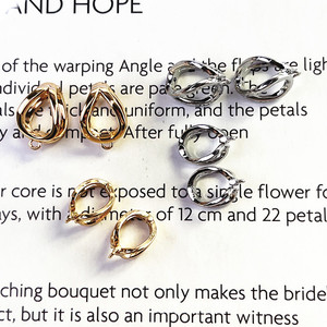 Irregular Alloy Pendant Clasp <b>Silver</b> Gold <b>Small</b> Large For Necklace Making Jewelry Findings - Product Image 5