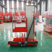 Installation de climatiseur électrique en aluminium Offre Spéciale Man Lift Plate-forme élévatrice de mât de travail surélevé aérien hydraulique