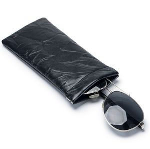 Étui à lunettes en cuir véritable de qualité supérieure, fait main, avec fermeture magnétique - Pochette à lunettes en cuir vintage portable - Product Image 4