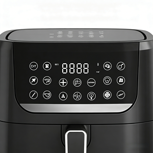 Freidora de Aire Eléctrica de 1750W y <span class=keywords><strong>9L</strong></span> con Pantalla Digital, Temporizador de 0-60 Minutos, 200 ° Olla y Rejilla Antiadherentes para Temperaturas de 360°C °   Circulación de Aire Caliente - Product Image 2