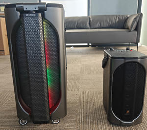 Haut-parleur de batterie rechargeable pliable et retourné BD <span class=keywords><strong>Pioneer</strong></span> Outdoor Party avec deux microphones en bande U - Product Image 6