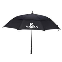 Cadeau d'entreprise promotionnel, parapluie automatique grand format coupe-vent personnalisé, logo personnalisé, parapluie de golf à double couche ventilé
