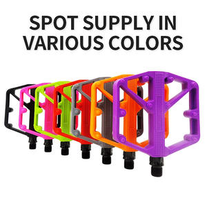 Pédales de vélo de montagne HG-O01 pour la vente en gros transfrontalière, pédales colorées en nylon haute résistance avec roulements lubrifiés <span class=keywords><strong>DU</strong></span> - Product Image 1