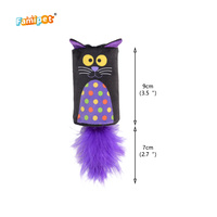 Jouet pour chaton en peluche douce et froissée, motif fantôme, thème Halloween, personnalisé, vente en gros, nouveau, par le fabricant Famipet