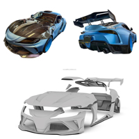 Kit Carrosserie en Fibre de Carbone pour Toyota Supra A90 – Amélioration A90 ROBOT : Pare-chocs Avant, Jupes Latérales, Diffuseur, Aileron, Ailes d'Arche, Capot – Qualité Supérieure