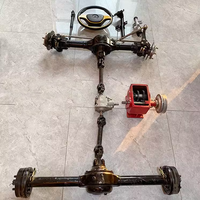Ensemble complet d'essieu arrière différentiel pour chariot de restauration rapide, chariot alimentaire mobile, tricycle électrique, vélo, moto, voiturette de golf et karting