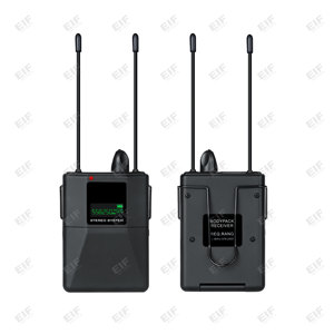 Système de monitoring intra-auriculaire stéréo double AC-220 avec émetteurs sans fil RF et récepteur montable en rack 572-830 MHz, connecteurs XLR - Product Image 2