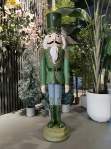 6ft Fibreglass Nutcracker Props/ Nutcracker Soldier 6 Ft Christmas Ornament/ Christmas Nutcracker Soldier Statue