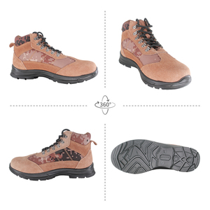 Chaussures de sécurité pour hommes <span class=keywords><strong>SAIAN</strong></span> SA-8837 en daim et toile, à lacets, respirantes, avec doublure en mesh et embout en acier - Product Image 2