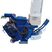 Machine de sablage multi-usages entièrement fermée certifiée CE pour le prétraitement des sols d'usine, de garage et de construction (acier)