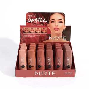 Serie Nude, Basso MOQ, Ottimo Prezzo, Confezione da 24 Rossetti <span class=keywords><strong>in</strong></span> Espositore, Colori Assortiti, Accettiamo Ordini OEM - Product Image 2