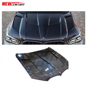 Compatible avec le remplacement du capot moteur du BMW X5 G05 F95, style fibre de carbone avec ouverture. - Product Image 1