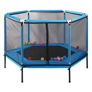 Fábrica al por mayor precio barato de alta calidad niños trampolín Fitness interior con red de seguridad