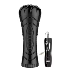7-frequency Hercules cup airplane cup male masturbation device soft rubber <b>vibration</b> foreign trade adult erotic sex - Product Image 3