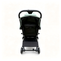 Poussette bébé légère en gros d'usine, pliage automatique en un clic, poussette portable pour bébé, siège et position allongée, châssis en aluminium