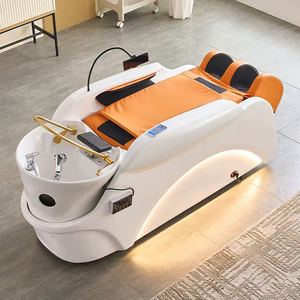Sillón de Lavado para Salón de Belleza, Cama de Champú Eléctrica con Masaje - Product Image 5