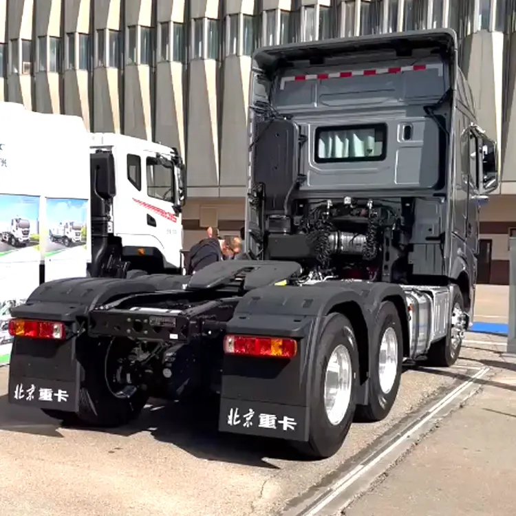 Haute qualité bonne vente pékin camion lourd X9 remorques de camion commercial 4X2 4*2 tête de tracteur en gros 520 490 chevaux