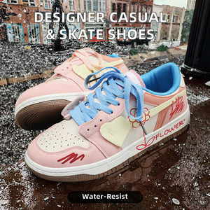 Dropshipping Designer Casual Skateboard <b>Shoes</b> Light Weight Leather Upper Original <b>Style</b> Height Increasing Breathable Soft - Product Image 2