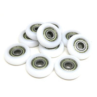 Roulettes de coffre pliantes en plastique à faible bruit 608ZZ 8x36x10mm