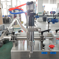Máquina de llenado semiautomática de líquido, máquina de llenado de pistón de loción