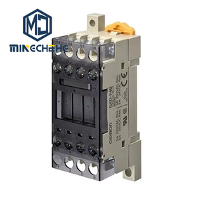 Relé de Potencia 4PDT de 24VDC con Montaje en Riel DIN y Base para PCB, Conmutación de Señal de Contacto de 3A para Sistemas de Control Industrial - Product Image 1